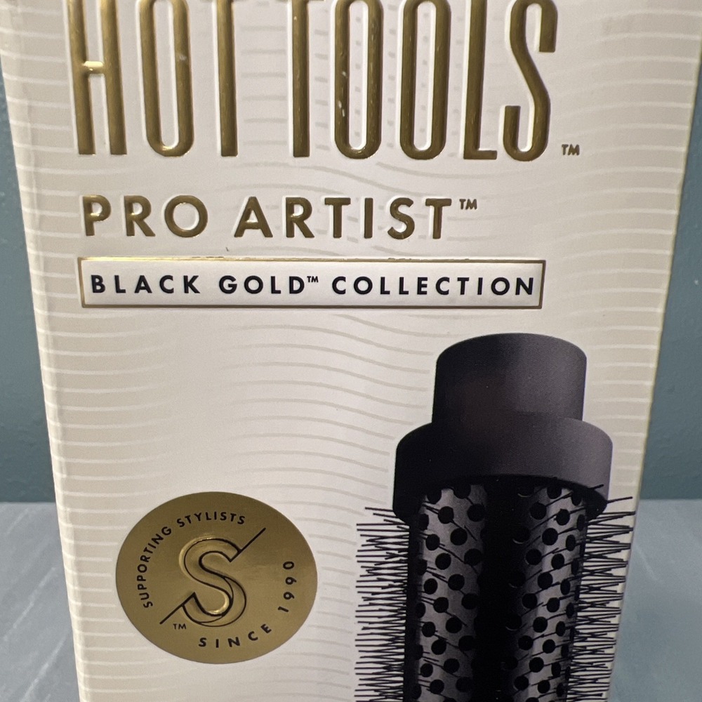 New Hot Tools Pro Artist Black Gold One-Step Blowout Volumizer (1.5" Attachment) - Picture 2 of 4